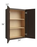 Southport Espresso Shaker 24x36 Wall Cabinet