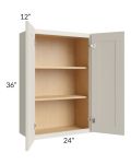 Asheville Cloud Shaker 24x36 Wall Cabinet 