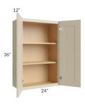 Stratton Khaki Shaker 24x36 Wall Cabinet - Out of stock through mid April