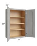 Gramercy Grey Mist 24x36 Wall Cabinet