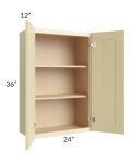 Phoenix Cream Glaze 24x36 Wall Cabinet