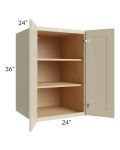 Stratton Khaki Shaker 24x36x24 Pantry Wall Cabinet 