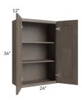 Natural Grey Shaker 24x36 Wall Cabinet