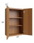 Portland Walnut 24x36 Wall Cabinet 