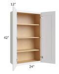 Vail White Shaker 24x42 Wall Cabinet