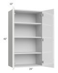 Milan White Gloss 24x42 Wall Cabinet