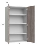 Milan Hazel 24x42 Wall Cabinet