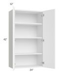 Venetian White Gloss 24x42 Wall Cabinet