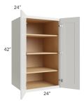 Palisades White 24x42x24 Pantry Wall Cabinet - Out of stock through mid April