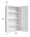 Providence White 24x42 Wall Cabinet