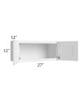 Aspen White Shaker 27x12 Wall Cabinet
