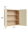 Casselton Ivory 27x30 Wall Cabinet