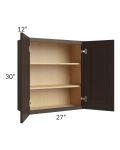 Southport Espresso Shaker 27x30 Wall Cabinet