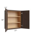 Tuscan Kona Brown 27x30 Wall Cabinet