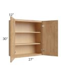Midtown Timber Shaker 27x30 Wall Cabinet