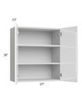 Milan White Gloss 27x30 Wall Cabinet