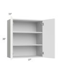 Milan White Matte 27x30 Wall Cabinet