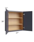 Vienna Indigo 27x30 Wall Cabinet