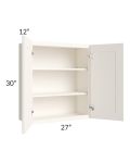 Signature Vanilla Glaze 27x30 Wall Cabinet