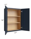 Southport Blue Shaker 27x36 Wall Cabinet