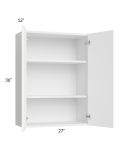 Venetian White Matte 27x36 Wall Cabinet