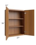 Portland Walnut 27x36 Wall Cabinet