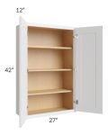Stratus White 27x42 Wall Cabinet