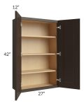 Southport Espresso Shaker 27x42 Wall Cabinet
