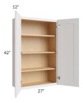 Midtown Cloud Shaker 27x42 Wall Cabinet
