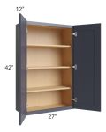 Midtown Indigo Shaker 27x42 Wall Cabinet