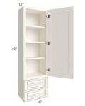 Signature Vanilla 18x60 Wall Cabinet with 2 Drawers