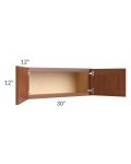 Phoenix Caramel Glaze 30x12 Wall Cabinet