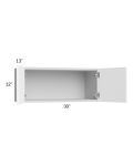 Milan White Matte 30x12 Wall Cabinet