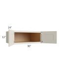Asheville Cloud Shaker 30x12x24 Wall Cabinet 