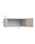 Milan Natural 30x12x24 Wall Cabinet