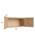 Midtown Timber Shaker 30x15 Wall Cabinet