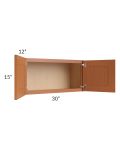 Lexington Cinnamon Glaze 30x15 Wall Cabinet