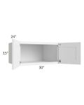 Providence White 30x15x24 Wall Cabinet