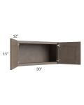 Providence Natural Grey 30x15 Wall Cabinet 