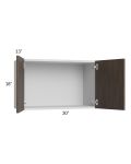 Milan Cafe 30x18 Wall Cabinet