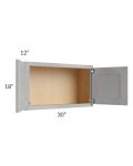 Gramercy Grey Mist 30x18 Wall Cabinet