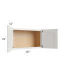 Palisades White 30x18 Wall Cabinet