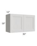 Salem Light Grey 30x18 Wall Cabinet