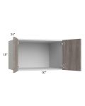 Milan Hazel 30x18x24 Wall Cabinet