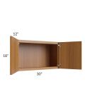 Portland Walnut 30x18 Wall Cabinet