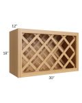 Portland Sand 30x18 Wine Rack Cabinet 