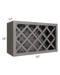 Providence Slate Grey 30x18 Wine Rack Cabinet