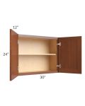 Phoenix Caramel Glaze 30x24 Wall Cabinet