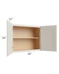 Asheville Cloud Shaker 30x24 Wall Cabinet