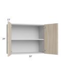 Milan Natural 30x24 Wall Cabinet